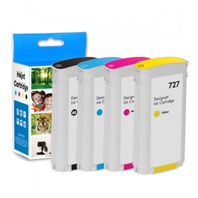 GS brand 727 Ink Cartridge Full With Ink compatible For HP T920 T1500 T2500 T930 T1530 T2530 Printer